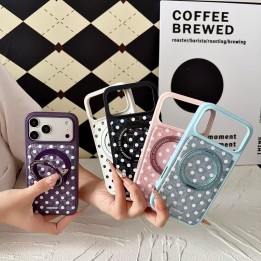 CaseBar Polka Dot MagSafe Case – جراب كيس بار منقط بحلقة مغناطيسية