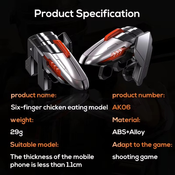 MEMO AK06 Physical Gaming Controller for Mobile Games