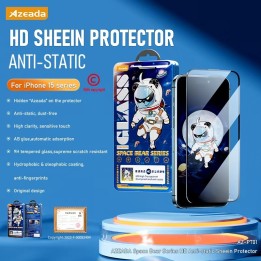 AZEADA Space Bear Series HD Anti-Static clear Tempered Glass Screen Protector