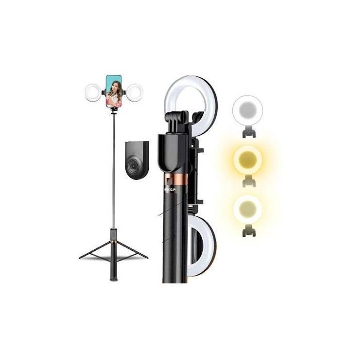 PLOKAMA LIVE-K9 Pro Ultra Long Selfie Stick – 1700mm