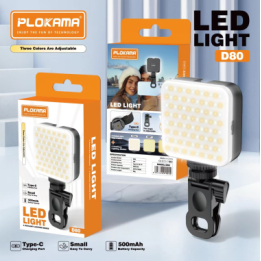 PLOKAMA D80 LED Video Light – إضاءة LED
