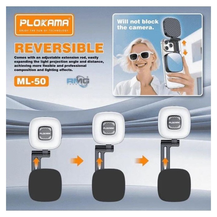 PLOKAMA ML-50 Magnetic LED Fill Light