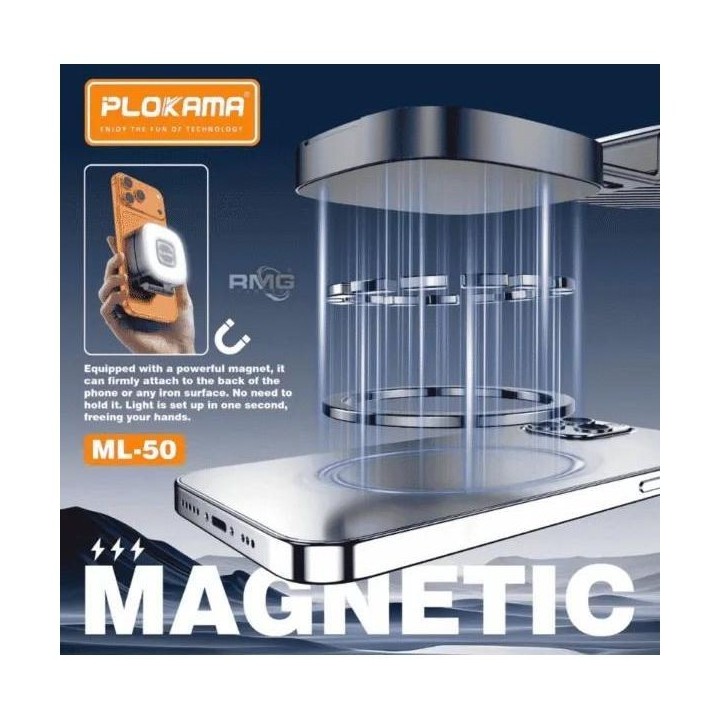 PLOKAMA ML-50 Magnetic LED Fill Light