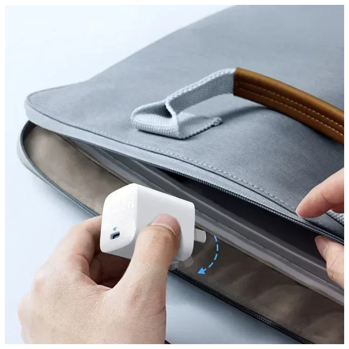 Anker 313 Charger 30W GaN – شاحن أنكر USB-C PD للشحن السري