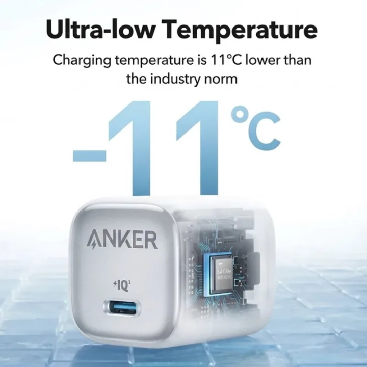 Anker Zolo Charger 30W GaN USB-C PD – شاحن أنكر زولو سريع 30 وا