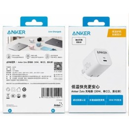 Anker Zolo Charger 30W GaN USB-C PD – شاحن أنكر زولو سريع 30 وا