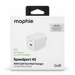 شاحن موفي Mophie Speedport 45W GaN USB-C Fast Charger – شحن سريع